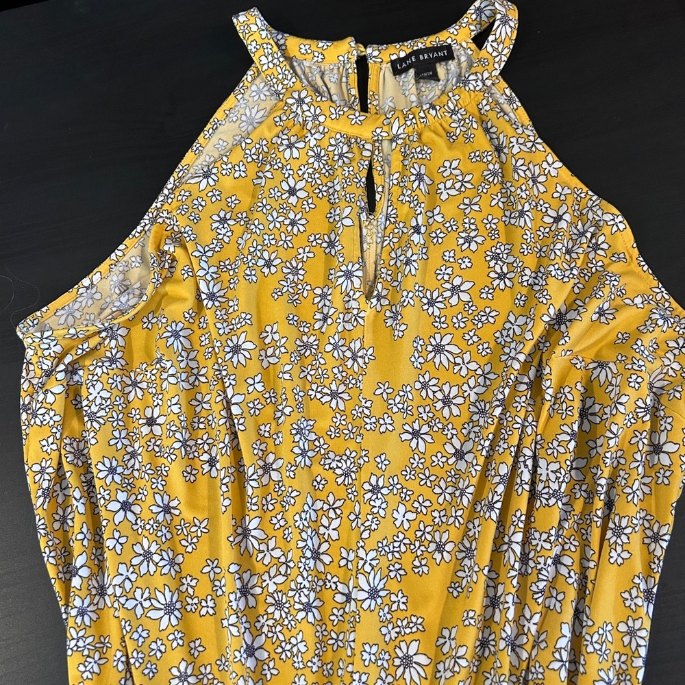 Lane Bryant yellow tank top 18/20